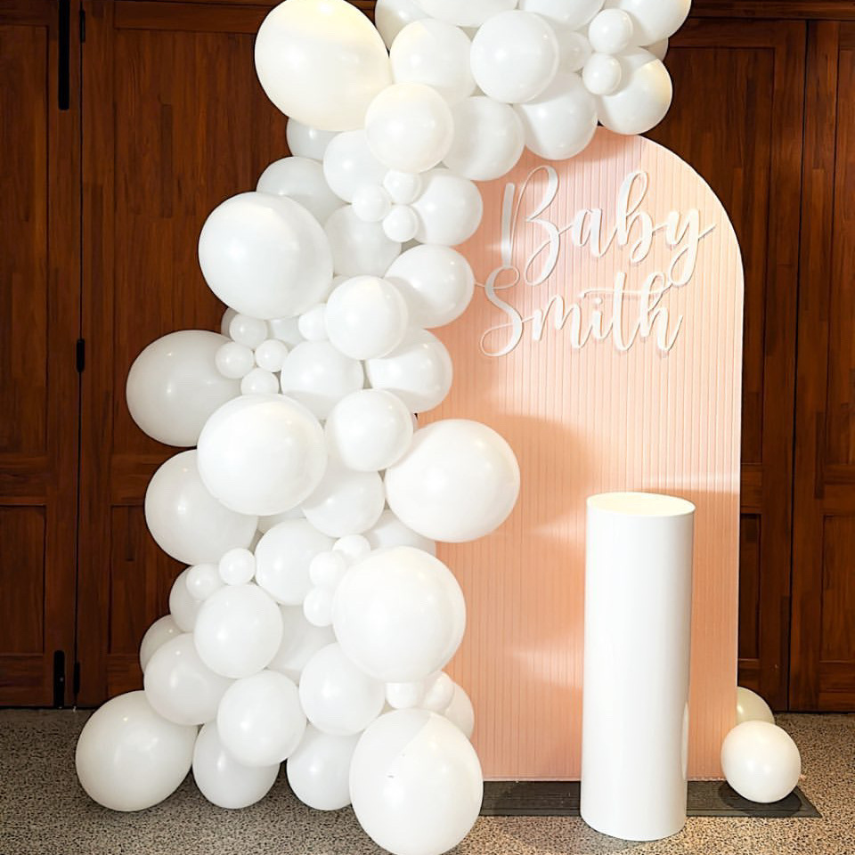 Pink Ripple Arch Backdrop