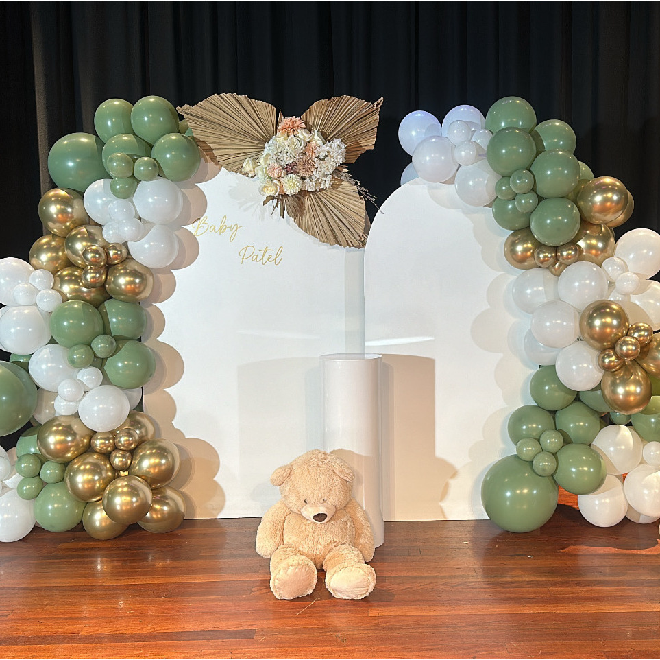 Double White Arch Backdrops